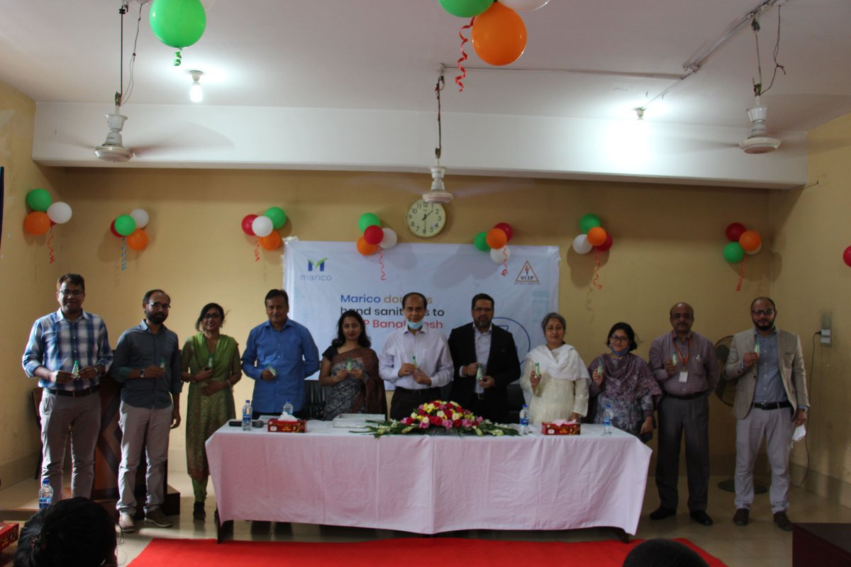 Marico Bangladesh Limited has donated 40,000 hand sanitizers to the poor and underprivileged children of UCEP Bangladesh. Marico has taken this initiative to create awareness among students about hygiene in the current COVID 19 situation. 

#Marico #UCEPBangladesh #covid19