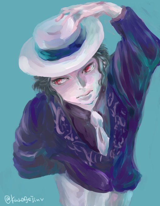 くらげじん💪低浮上さんがTwitterに投稿した鬼舞辻無惨(鬼滅の刃)のイラスト。