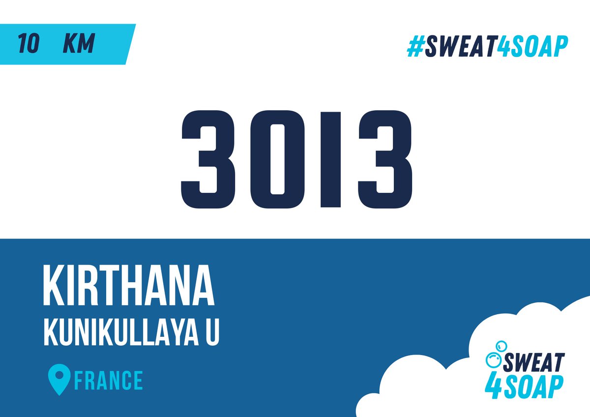 KKunikullaya's tweet photo. My family is registered for the Sweat for soap campaign. We are happy to contribute in our own small way. Each km we cover=1 soap for the needy person on Earth. Run/walk your distance 12-17 Oct 2021. Sign up if you can. Hygiene is all! @minaguli #Sweat4soap #Hygiene #pandemictime https://t.co/B7FUaW8tb4