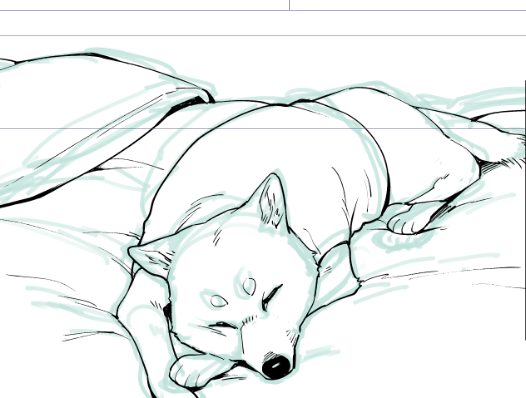 犬を描くのが上達した気がします 