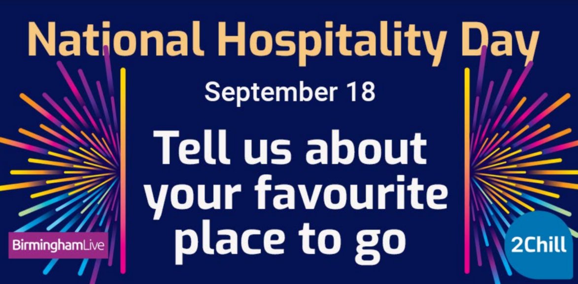 In support of the hospitality industry we will be retweeting your recommendations all day #NationalHospitalityDay #eatdrinkdochill <a href="/eatdrinkdochill/">2Chill</a>