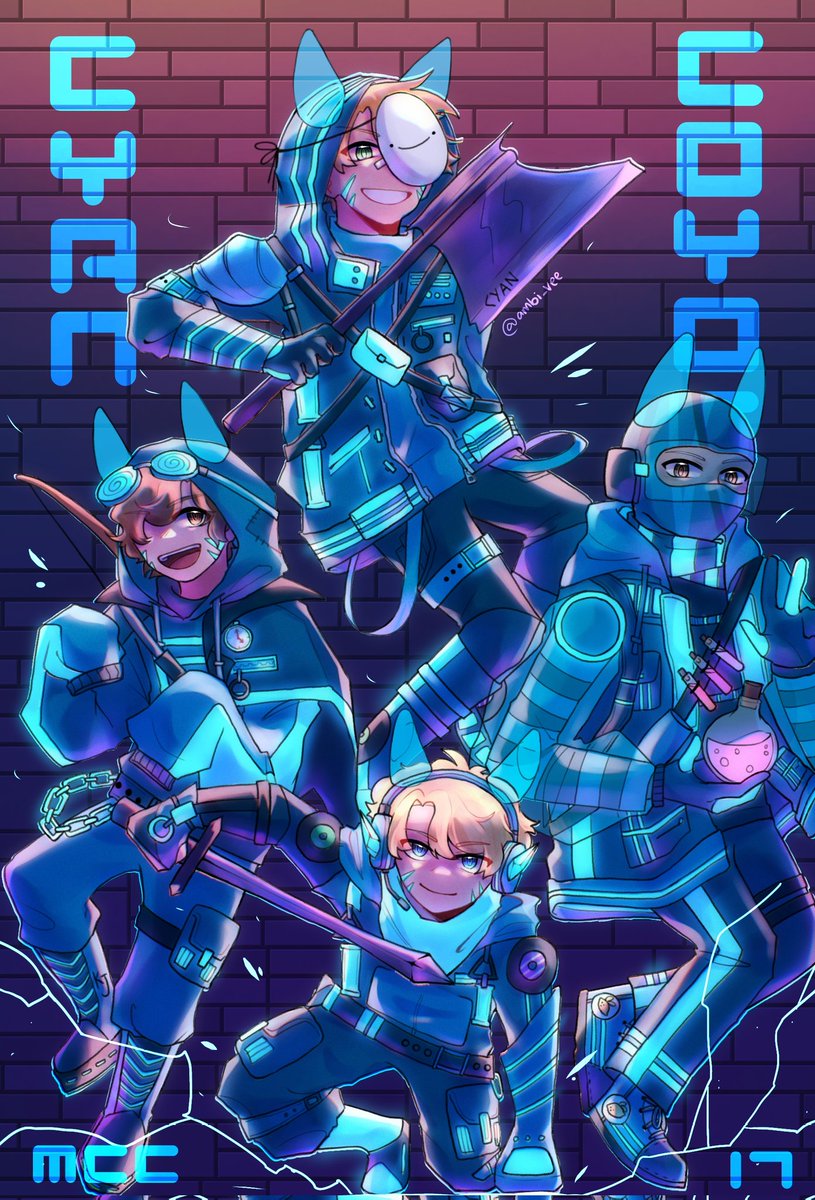 MCC 17 Cyan Coyotes fanart ✨✨
I put in a lot of effort into this so I hope yall like it! Tried out a cyberpunk style and I'm pretty happy with the results
-
Rts appreciated! <3
#mccfanart #CYANCOYOTES #mcytfanart #MCChampionship