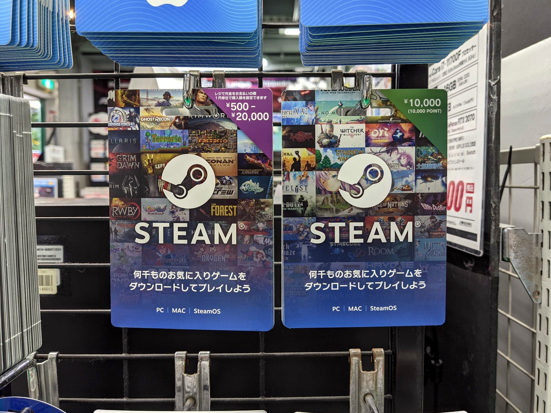 Tsukumo Ex ツクモex Twitter પર 1f ついにツクモでsteamギフトカードが買えるようになりました 今やpc ゲームをやるのに必須とも言って過言ではないプラットフォーム Steam でのゲーム購入に使えるposaカードです 500円 000円まで指定できる