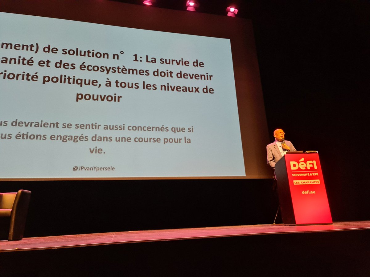 francoisdesmet's tweet photo. Passionnant @JPvanYpersele sur la crue réalité du changement climatique. #amarantes #DeFi https://t.co/FKaLxFIZBg