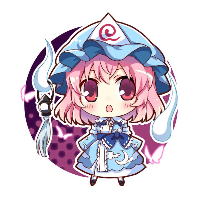 永夜抄のミニ幽々子(^ω^) 