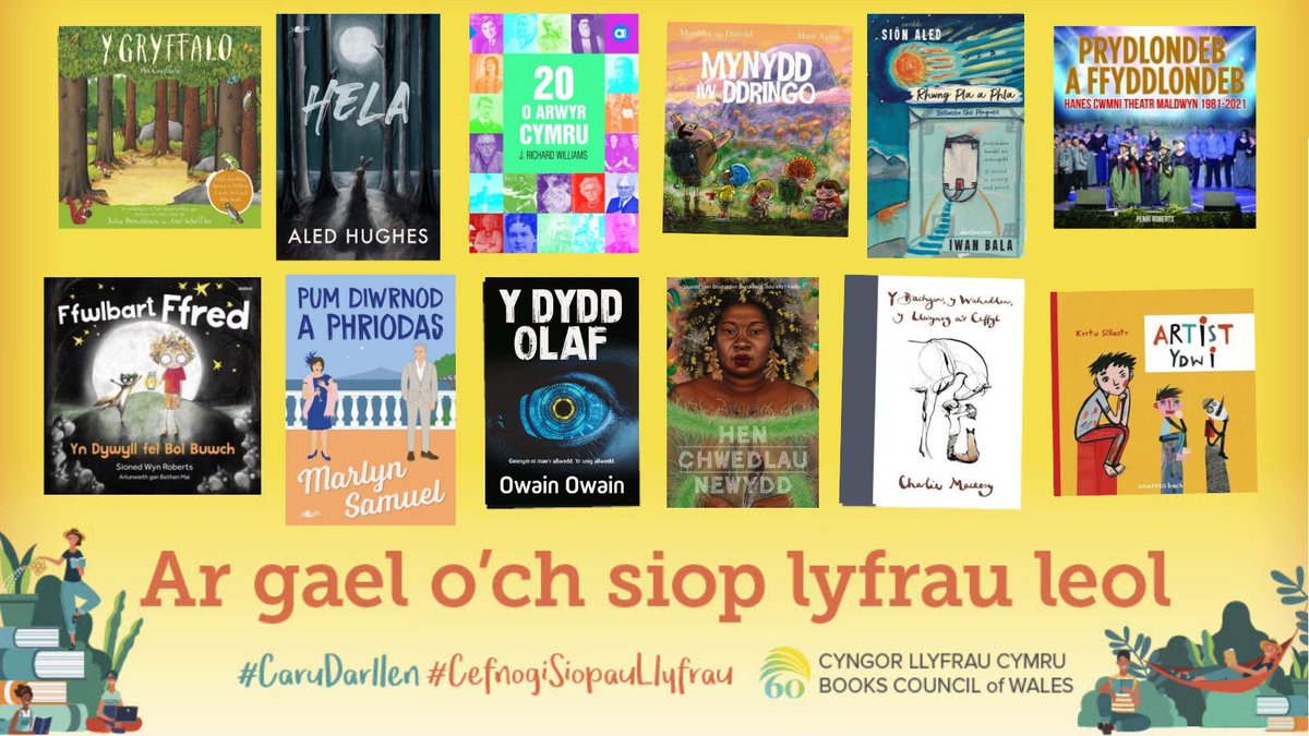 📚Gwledd o lyfrau newydd gwych!

📚Ar gael nawr o'ch siop lyfrau leol.

#CaruDarllen #CefnogiSiopauLlyfrau