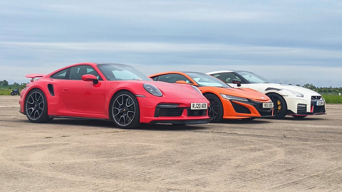 Carwow Porsche 911 Turbo S Vs Honda Nsx Vs Nissan Gt R Nismo Not One To Be Missed Watch It Here T Co N29br8pt Which Car Are You Backing For The Win T Co C8ai6kuf7q