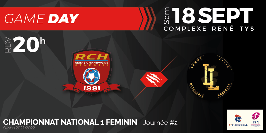 reimshandball's tweet photo. #J2 - 𝐏𝐑𝐄𝐌𝐈𝐄𝐑 match à domicile ‼️
🗓 18/09
🕗 Coup d'envoi à 20h
🆚 Lille Lomme Handball
#TeamRCH #Ensemble #GoRCH #ReimsChampagneHandball https://t.co/5OFS4xeUB8
