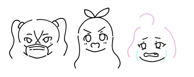 #少ない線でどれだけかわいく描けるか選手権
ユニ募 