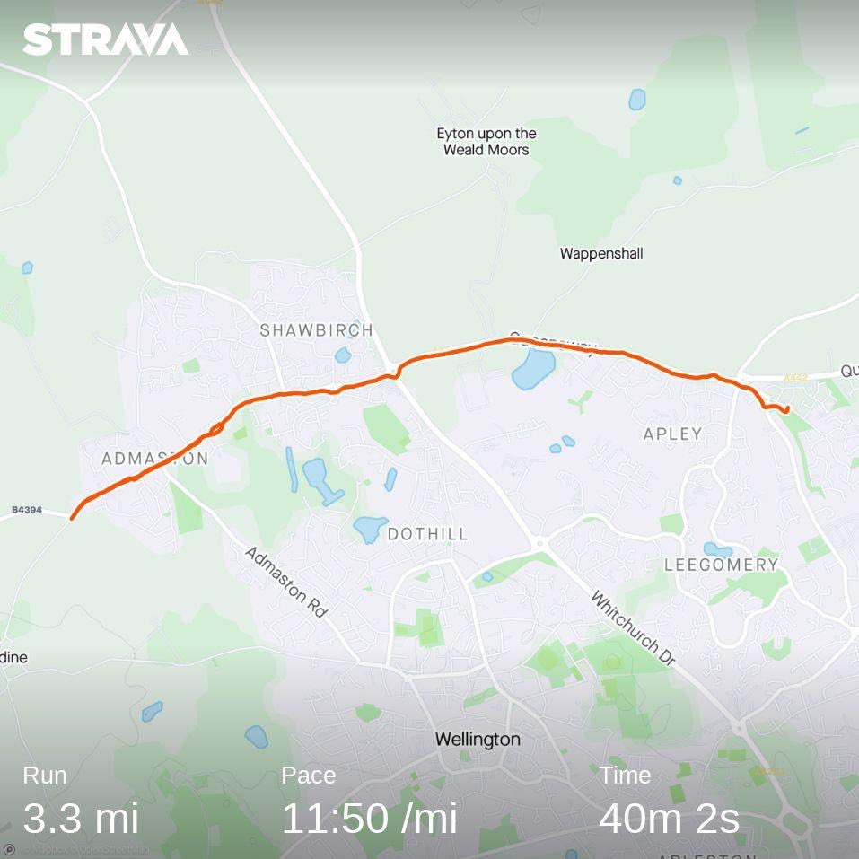 A quick training run this morning in preparation for the Virtual <a href="/LondonMarathon/">TCS London Marathon</a>. I am not going to be setting any World Records but I appreciate everyone’s support, if you can spare a £1 or more, it would mean a lot, if you could donate to <a href="/SpecialEffect/">SpecialEffect</a> uk.virginmoneygiving.com/bickhamrjp
