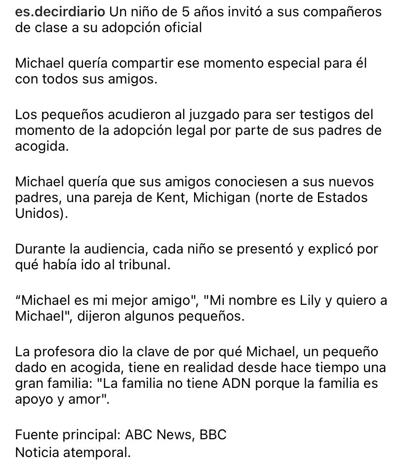 esdecirdiario's tweet photo. Un niño de 5 años invitó a sus compañeros de clase a su adopción oficial.

Michael quería compartir ese momento especial para él con todos sus amigos. https://t.co/VSTjc60fZ8