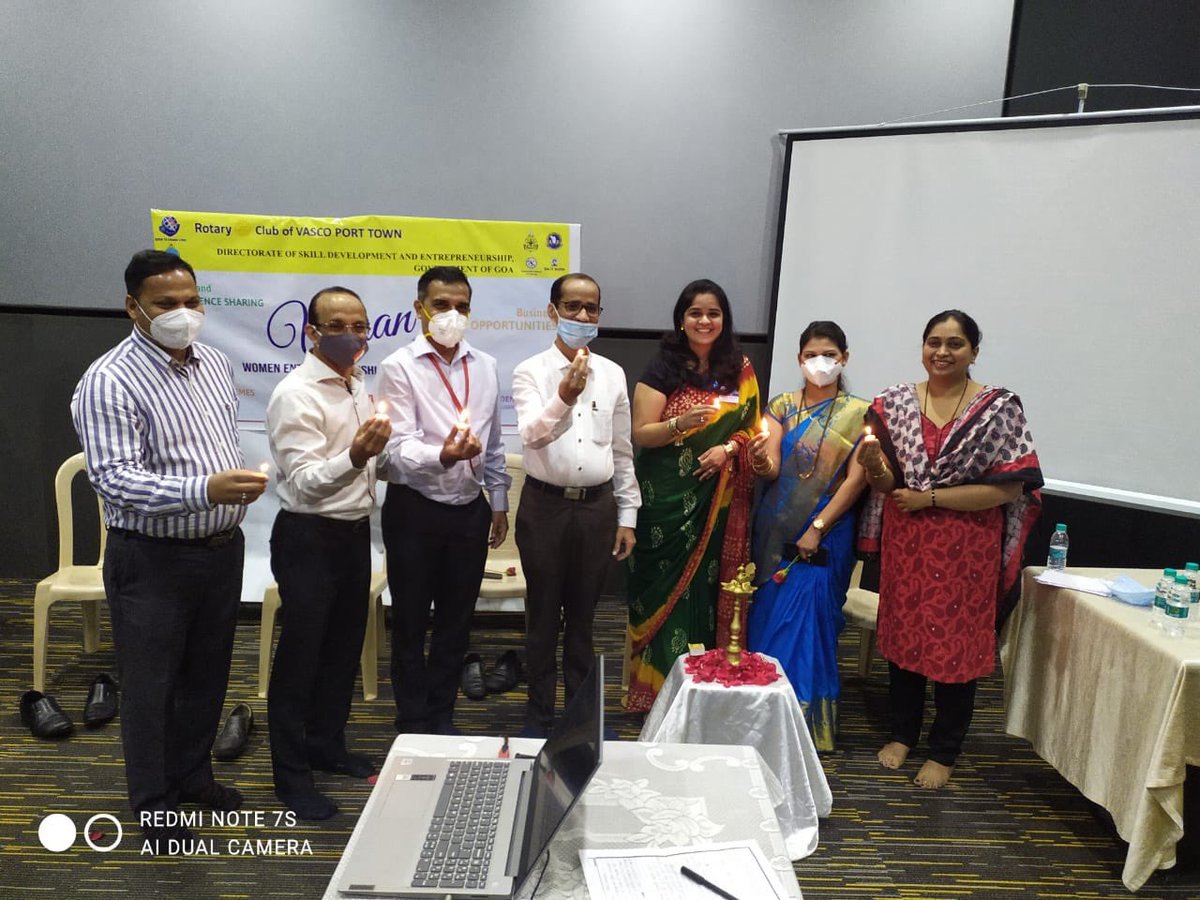 SkillGoa's tweet photo. Udaan - a Women Entrepreneurship program was organised in association with Rotary Club of Vasco Port Town.

We had 80 budding and aspiring female entrepreneurs attend the program. They were inspired and guided by reputed speakers on various topics. 

@Rajeev_GoI https://t.co/Snd2dWFMaP