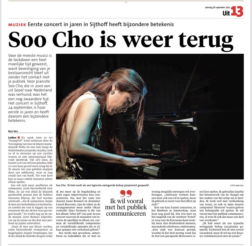 Soo Cho (@soochojazz) on Twitter photo 