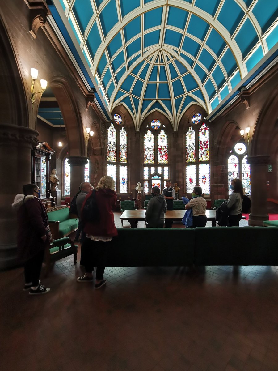 Second day of Town Hall tours as part of <a href="/heritageopenday/">Heritage Open Days</a> are underway. Tickets for today are SOLD OUT! Follow up with <a href="/HistoricEngland/">Historic England</a> High Street Sound Walk at bit.ly/3hN2v7x 

<a href="/HE_NorthWest/">HE North West</a> <a href="/BrilliantBarrow/">BrilliantBarrow</a> <a href="/BarrowCouncil/">Barrow Borough Council</a> #HistoricHighStreets