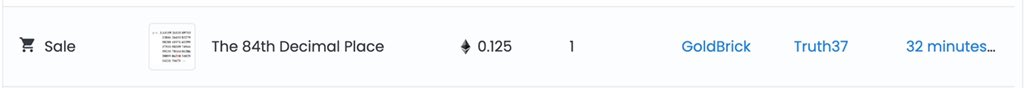 PiDigitsNFT's tweet image. This giveaway will end with 34 more followers. Only 71 participants in something that has already been sold for 0.125 ETH and will grow? What a high EV!!
#PiDigits #ToTheMoon #NFTGiveaways #NFTCommunity