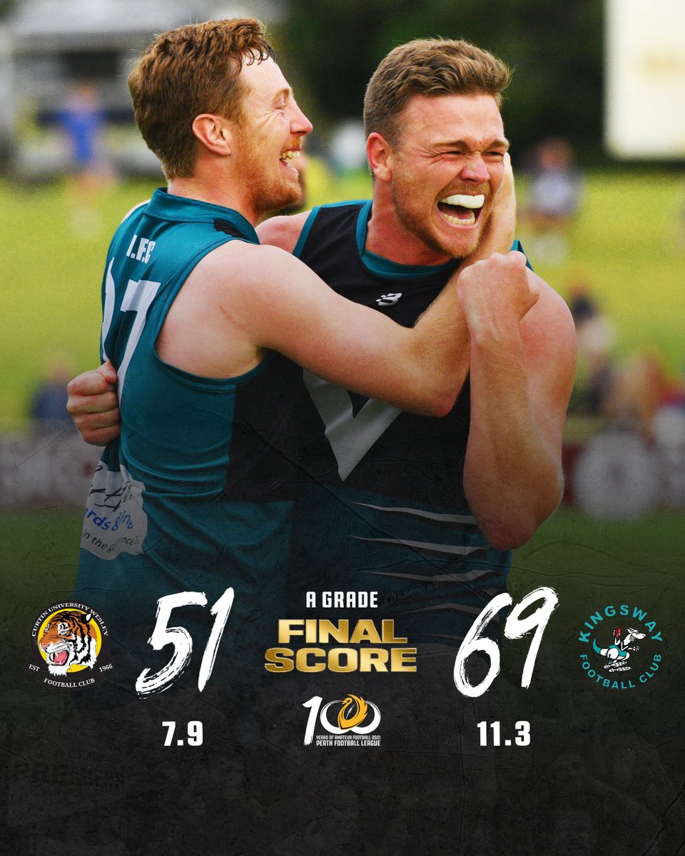 KINGSWAY ARE A GRADE PREMIERS FOR THE FIRST TIME EVER!!!

#PerthFootyFinals