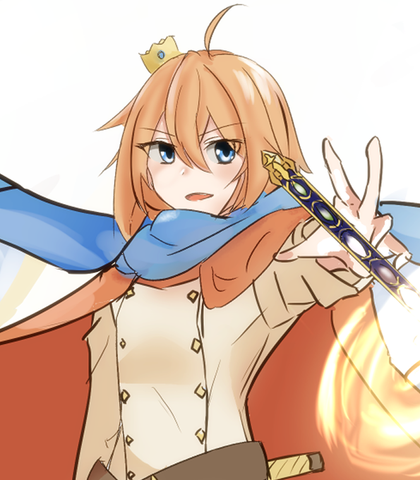 @Rinne_yp できました!
手札から墓地に送られたダンネルを装備する勇者トークンです、結構カードの絵柄っぽくなったと思います 