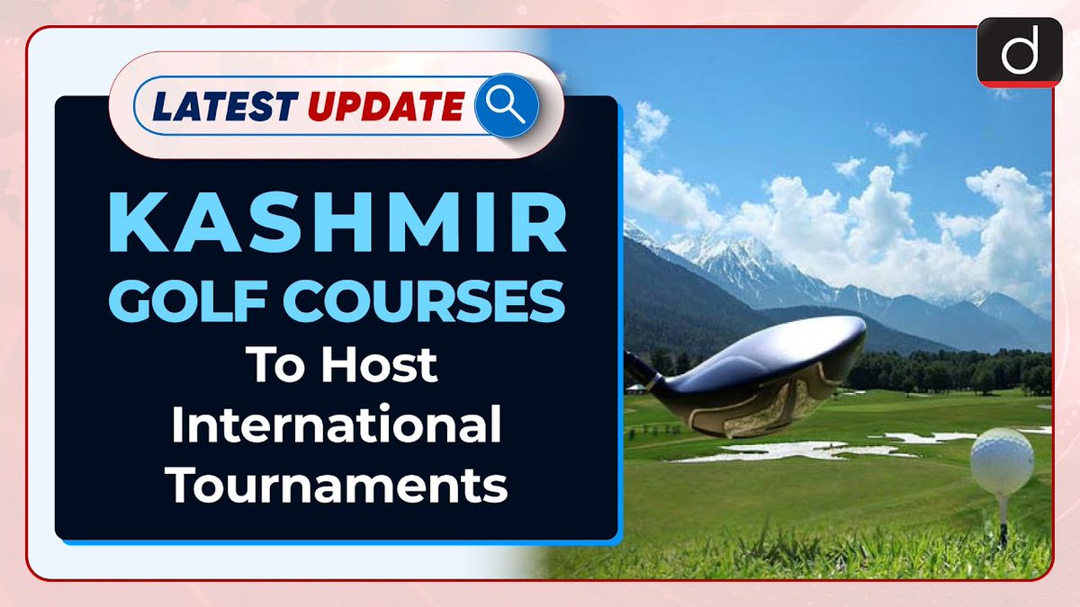 drishtiiaseng's tweet photo. Kashmir Golf Courses To Host International Tournaments : Latest update | Drishti IAS English
Watch Video: https://t.co/LlOuCTgw5e
#LatestUpdate #DrishtiIASEnglish #KashmirGolfcourse #Royalspringsgolfcourse #Golf #Internationalgolftournament https://t.co/25cmgm3gQq
