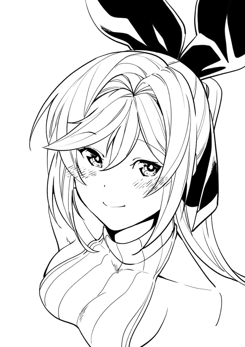 #イラスト連続100日チャレンジ
10日目 クラリス
某描き方動画見ていたら逆に混乱して小スランプみたいになってました。
なのでクラリスで回復。 