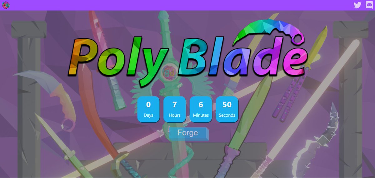 0xPolyForge's tweet image. Only 7 hours until the launch of Poly Blade #NFTs! Don't forget to visit polyforge.eth.link on launch!

Announcement: The #NFTGiveaway in pinned post is extended until Sept. 19 5PM UTC to account for new visitors in #PolyCon2021!