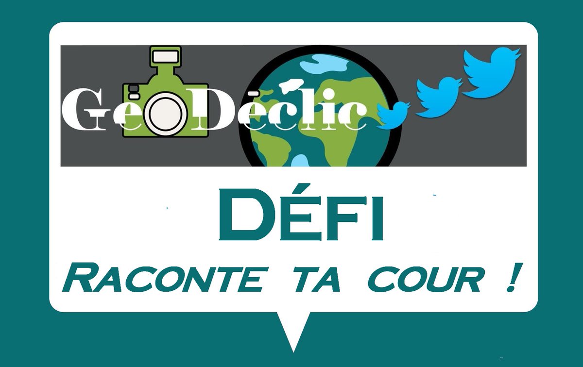 🔛  À l'occasion du <a href="/FIGSaintDie/">FIG Saint-Dié</a>, #GéoDéclic propose un grand #Défi pour les classes.

📢 RACONTE TA COUR !

➡️ geodeclic.fr/defi-fig-racon…

✅ Introduire la notion de cohabitation par l’observation d’un espace proche et vécu par le corps.

#TeamPE #Geographie