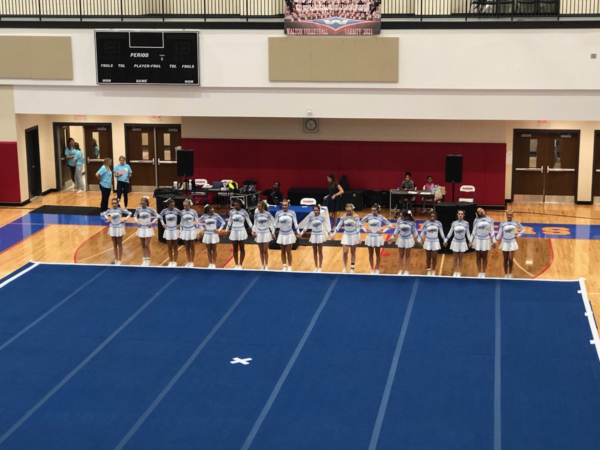 PopeAthletics's tweet image. Great first comp for @PopeCheer … How about those new uniforms, too! Good job ladies!