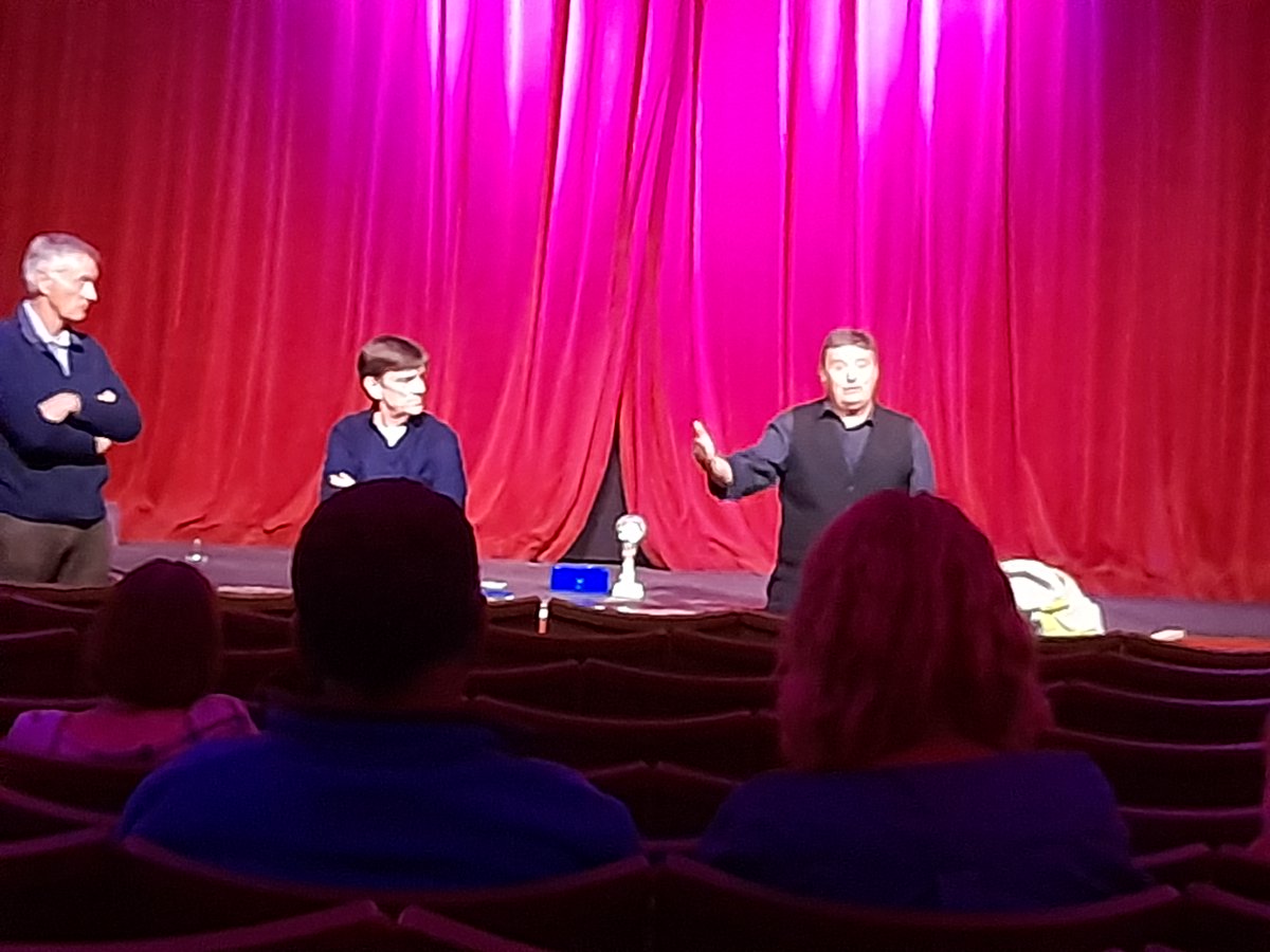 WHAT A FANTASTIC SCREENING at the Rex last night with our premiere of LUCAS &amp; ALBERT (15), introduced by writer and actor AG Longhurst and actor James Osborne. There is one last chance to meet Tony and Jimmy at 7.10pm tonight at the Rex. Don't miss it! therex.co.uk/bookall.php