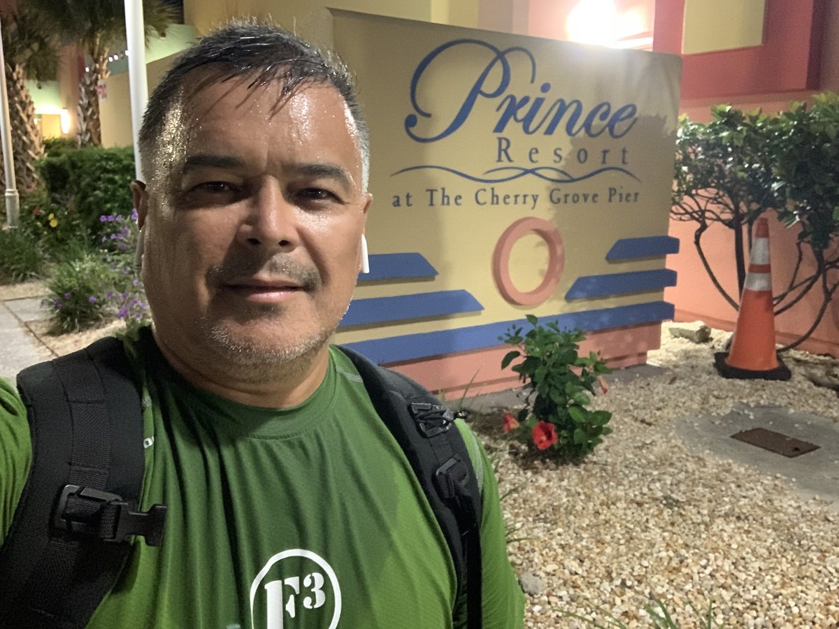 MattRHarris's tweet image. 3 PAX posted early @F3GrandStrand #Timeshare to log miles in support of Christina Latini Memorial 8K benefiting @OpSweetTooth 

Two for a run @CharlieSoto &amp;amp; @F3Weasel &amp;amp; YHC for ruck/run.

I’m grateful for @F3_Olive friendship &amp;amp; his passion for keeping his daughter’s spirit alive!