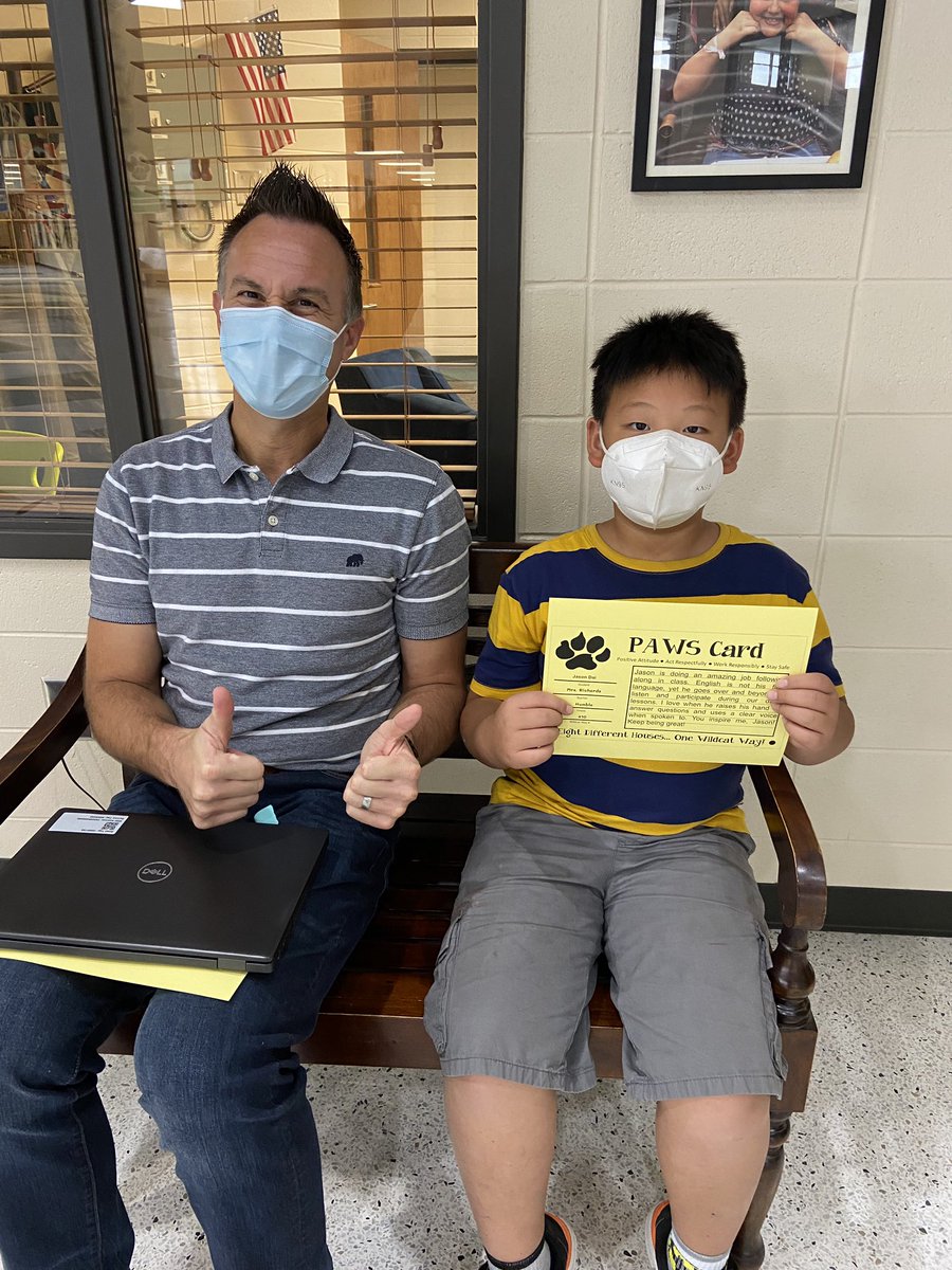 Congratulations PAWS winners Aria and Jason! #TheWildcatWay