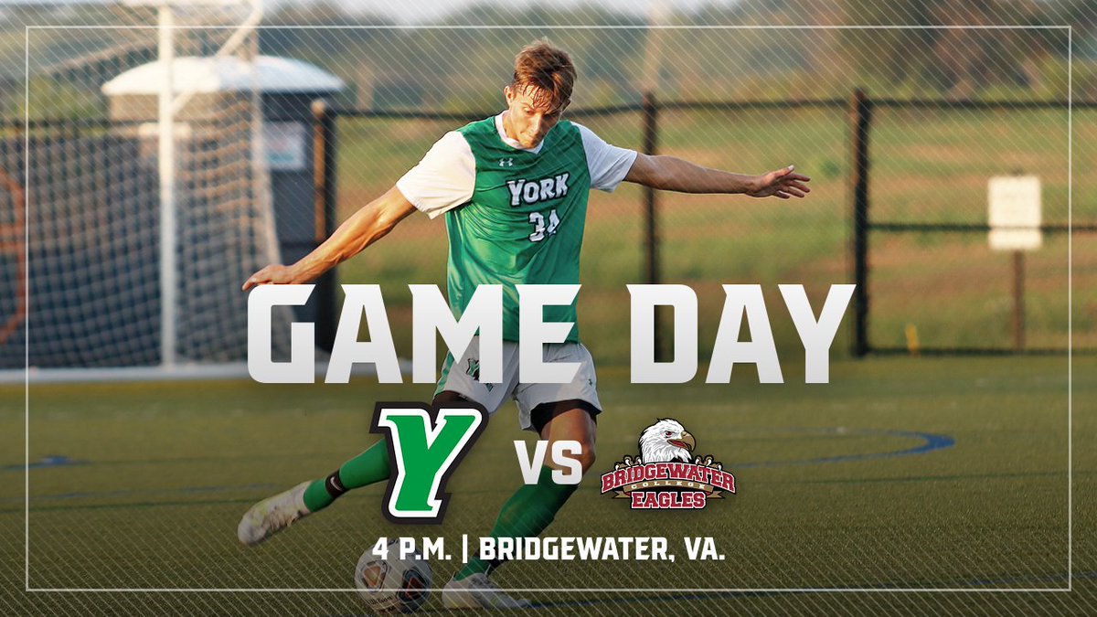 <a href="/YCPMSoccer/">YCPMSoccer</a> is back on the road today with a trip to Bridgewater #LetsGoYork
Watch - team1sports.com/Bridgewater/
Live stats - bridgewatereagles.com/sports/msoc/20…