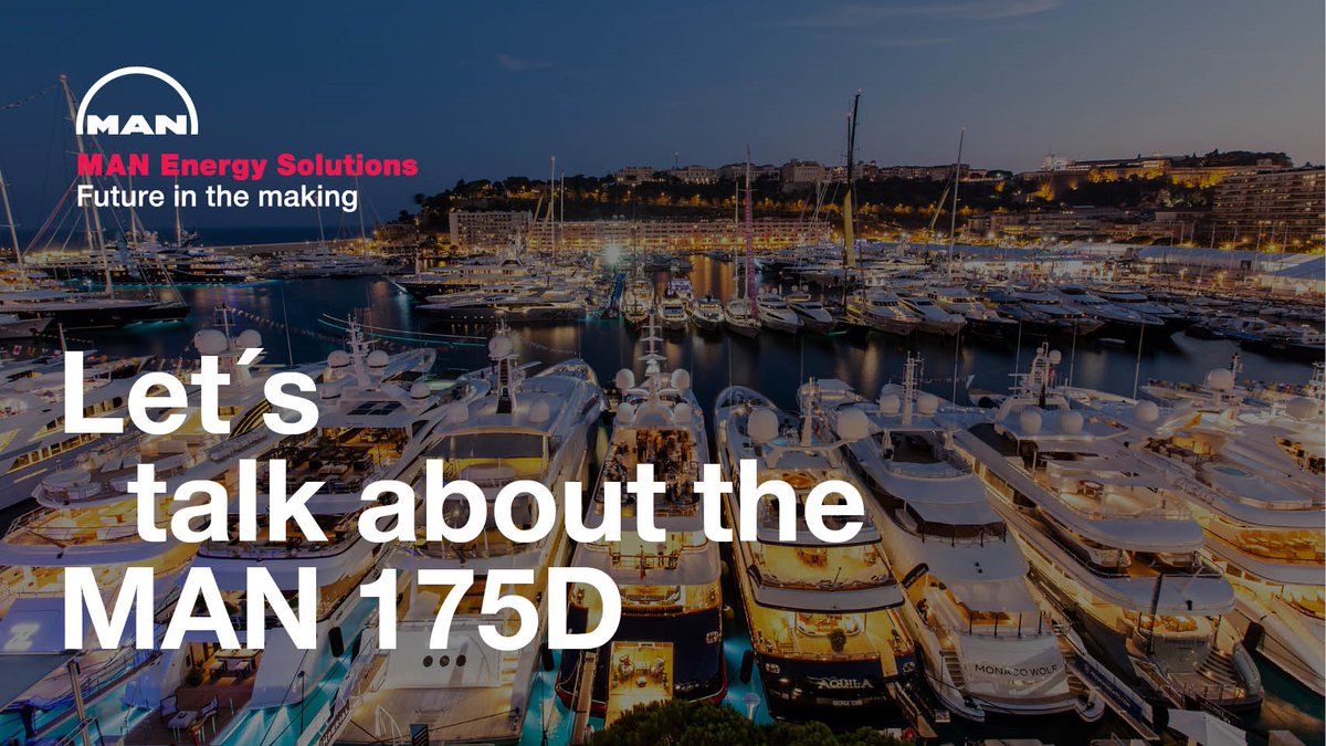everllence_2025's tweet image. #Yacht enthusiasts gather next week at @mys_monaco. @man_e_s will contribute with the MAN 175D. To learn more, contact Florian Keiler, sales manager for Yacht applications: Tel +49 175 723 7064 #175D #manenergysolutions #superyacht #MYS2021