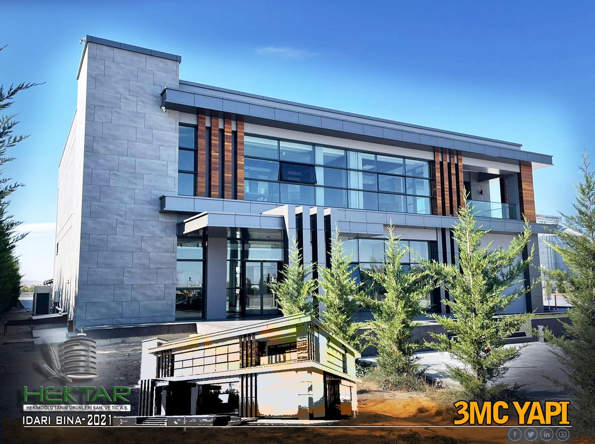 Hektar İdari Bina - 3MC YAPI / 2021
#3mc #yapı #inşaat #mimari #construction #innovation #Konya #Turkey