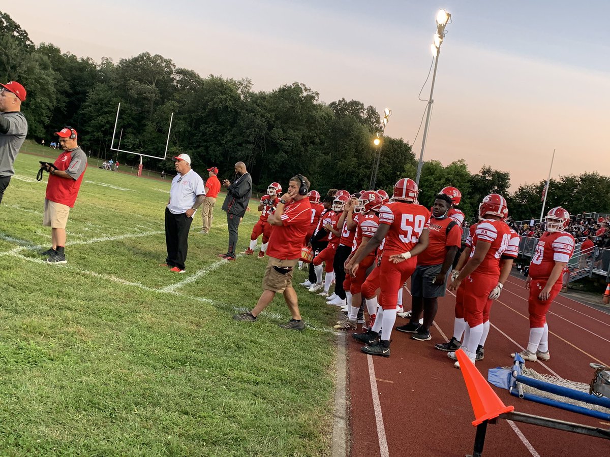 NRCSDistrict's tweet photo. It’s game day! 🏈
Let’s bring that #RedAndWhite heat to today’s game vs. Clarkstown South. Kick off’s at 1:30 at #NR! See you all there.🐾
Let’s go #RedRaiders! #RedRaiderCountry #NRAthletics @NRockathletics @NRMarchingBand https://t.co/f2KvKNPABO