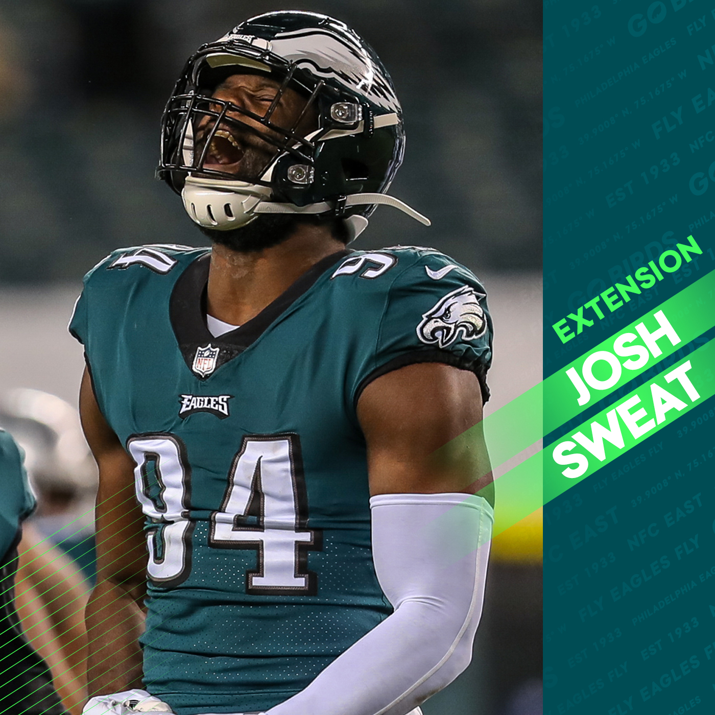 Philadelphia Eagles on X: Roster Move: #Eagles have signed DE Josh Sweat  to a three-year contract extension through 2024.  /  X