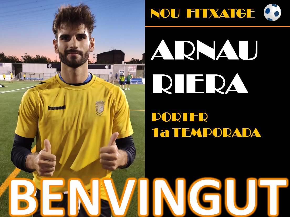 CPSanCristobal's tweet photo. [OFICIAL] El porter de 23 anys, Arnau Riera @ArnauRiera97, es converteix en nou jugador @CPSanCristobal 2021-2022.
Experiència i qualitat amb treball a la 3a Divisió Nacional en equips com @uesantandreu, @CFPoblaMafumet i @CEEuropa entre altres.
BENVINGUT Arnau!! 🔵⚪️💪 https://t.co/UjviYrn1YL