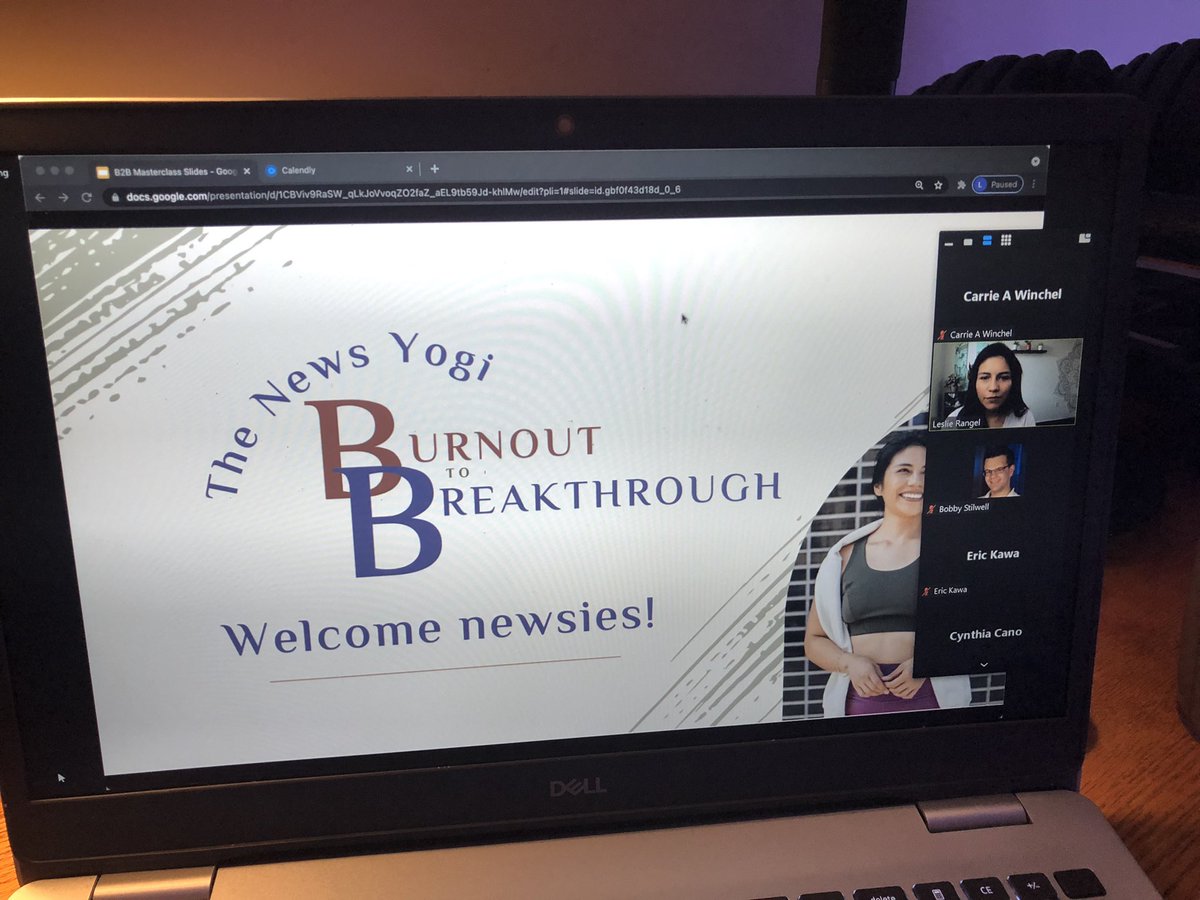 Ready to tackle burnout with <a href="/TheNewsYogi/">Leslie Rangel | Yoga for journalists</a> #YogaforJournalists 🙏🏼