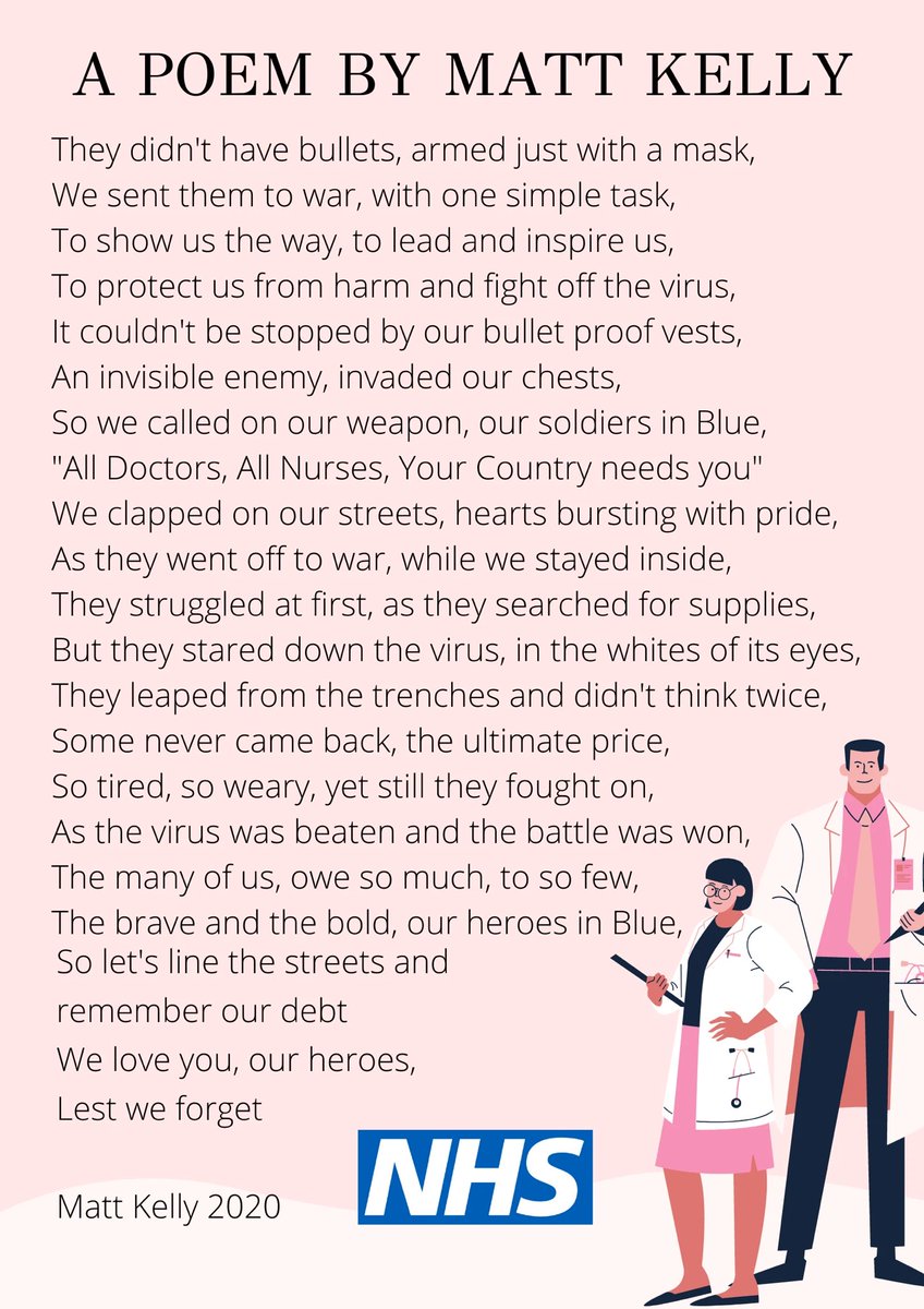 It was great to meet #NHSHeroes poet Matt Kelly today on our #PANDAUnit today. We will look forward to seeing his moving poem featured on the <a href="/Channel4/">Channel 4</a> #WhoCaresWins awards tomorrow night 
💙🌈 💙🌈💙🌈💙🌈💙🌈💙🌈