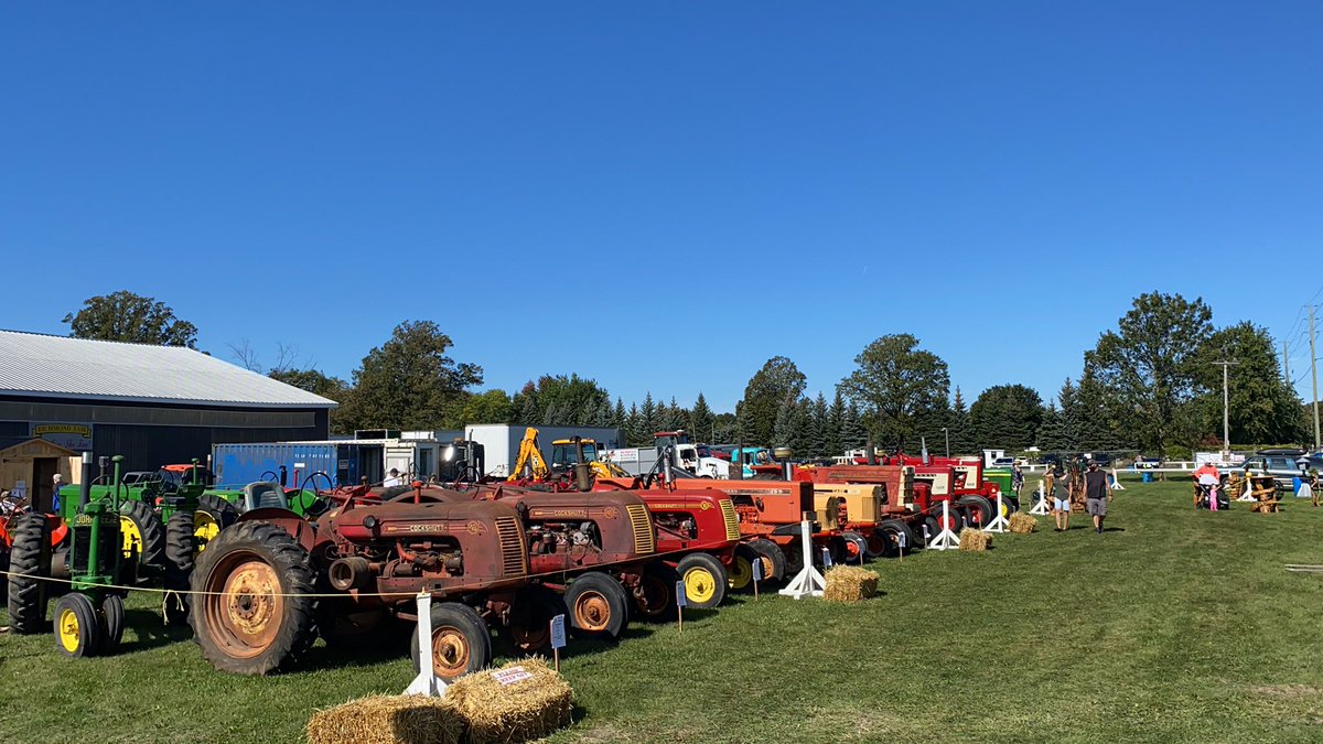 Make sure and stop by vintage village  lots of displays of tractors and equipment #RichmondfairON