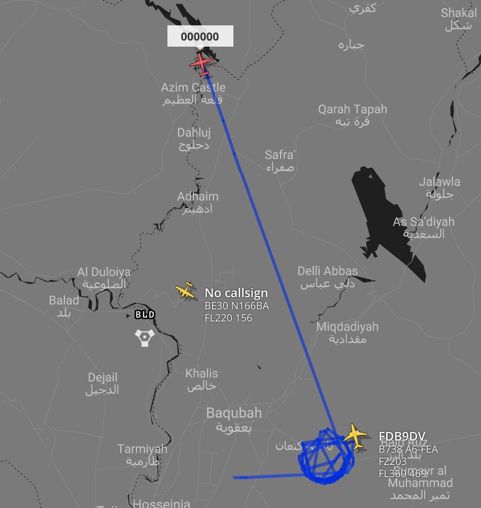 TheSnoopySnoop's tweet photo. #N166BA #a10812 #Beech300 #SuperKingAir 22,000ft over #Iraq
#N503DE #a64565 #BeechB300 #SuperKingAir 23,000ft over #Iraq
#haveglass #planespotting #AvGeek #milair https://t.co/uc21FHYFER
