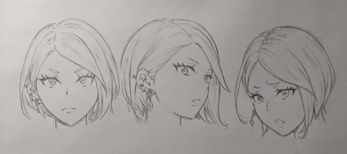 ペン入れ作業しながら今回のヒロイン髪の色どうしようって思ってたけどやっぱ裸になった時に巨大な乳輪を目立たせたいので極力薄い色、もしくはトーンを貼らない(金髪)か金髪で毛先だけメッシュで色付けるかな...
悩む😓 