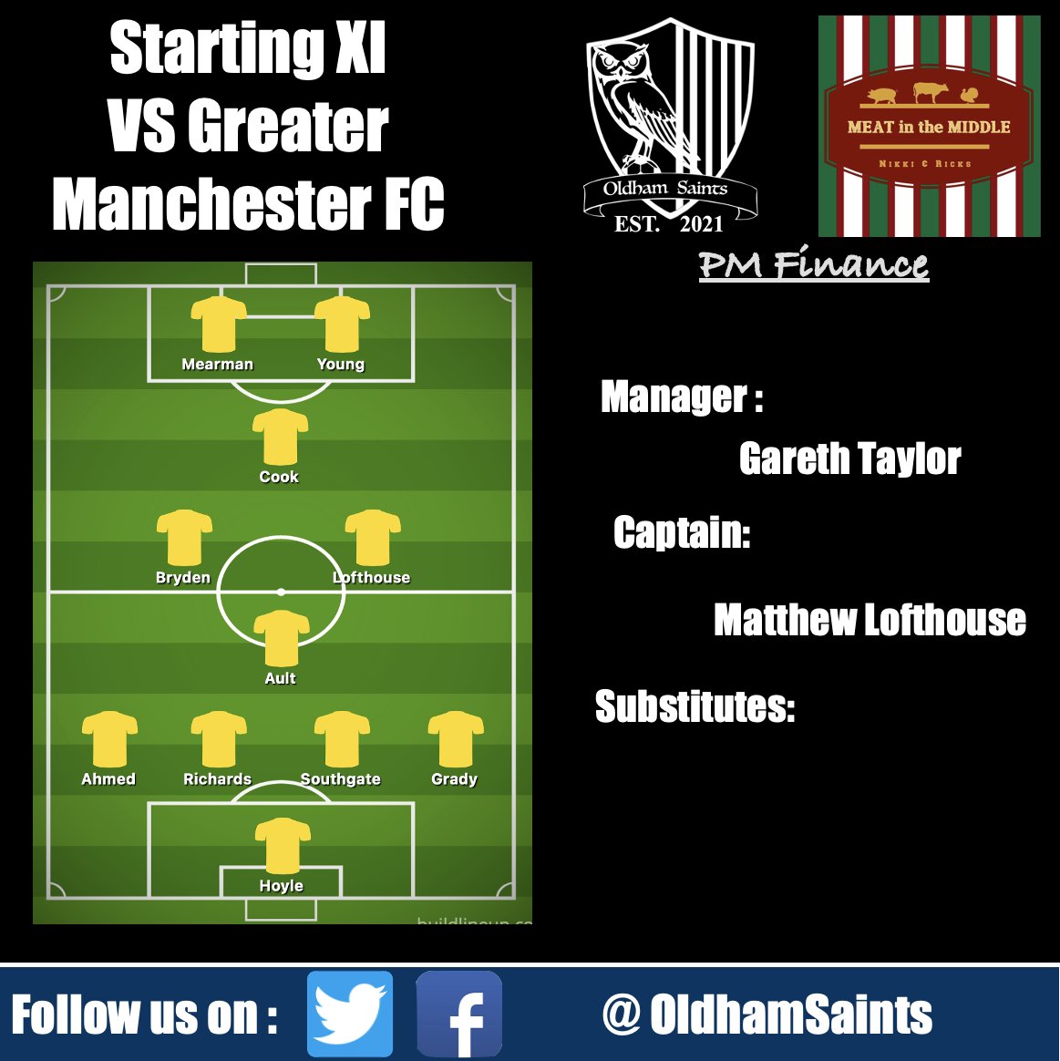 We finally get to start our season after unfortunately not being able to play last weekend!

Nonetheless we are absolutely buzzing to get ourselves out there today and get our campaign rolling!

See you all there!