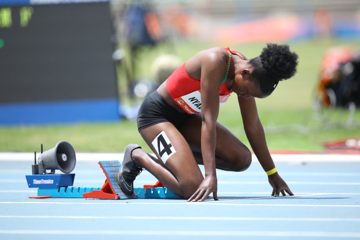 SafaricomPLC's tweet photo. Nyagisera Vanice Kerubo takes first place in the 400m Hurdles Women's race @KipKeinoClassic 

Great job, Nyagisera. 👏👏 #GoForGoldGoBeyond #SafaricomAthletics #TwendeTukiuke https://t.co/Yyjq0pPCbl