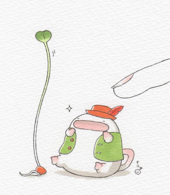 オオサンショウウオ、ジャックと豆の木? #かいわれ大根の日 