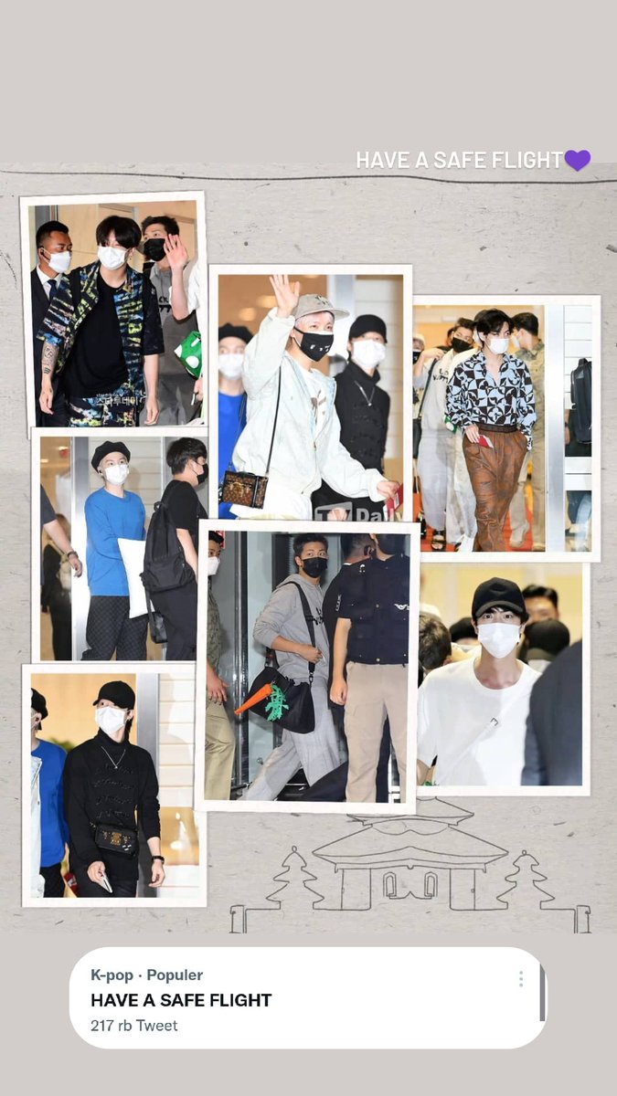 srisyabania's tweet photo. Have a safe flight @BTS_twt 💜💜 https://t.co/4JxjtHJDRp