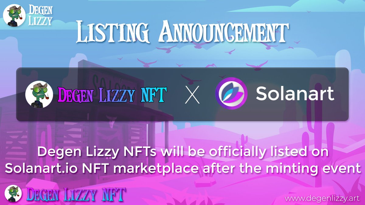 Degen Lizzy NFT (Solana) tweet media
