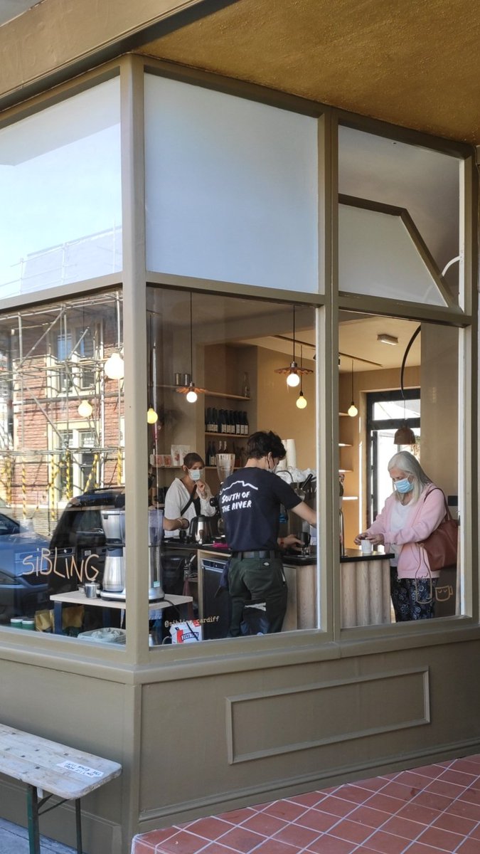 Great weather for a litter pick today 😎 and discovered @sibling_cardiff on Lochaber Street - we'll be back for a coffee! ☕