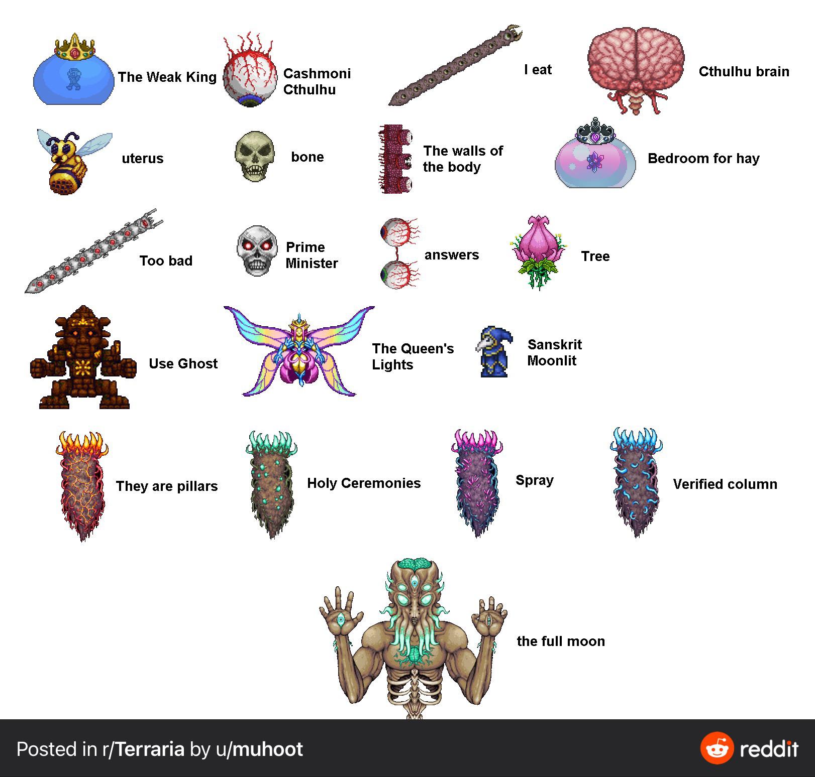 NEW TERRARIA BOSSES