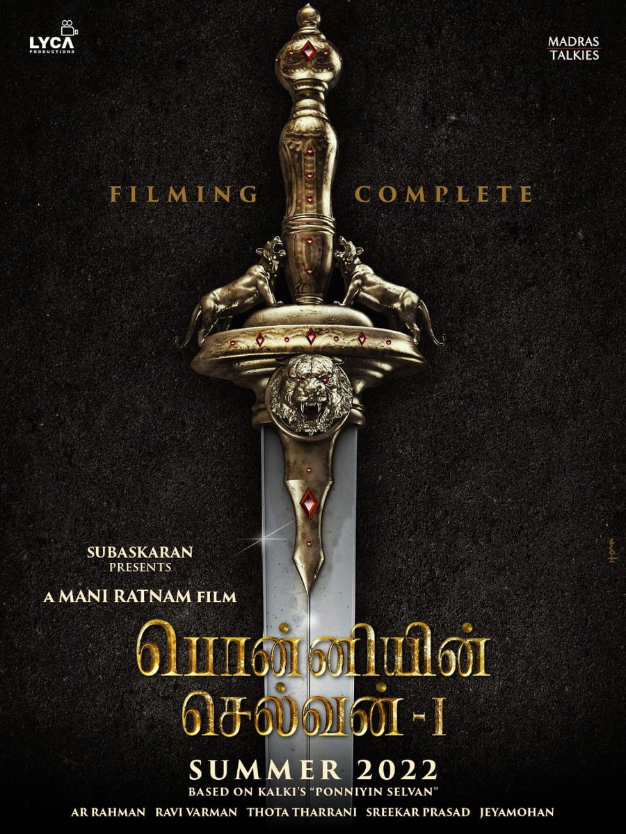 Nalli_kari's tweet photo. #ponniyinselvan -1 coming soon! 
 Summer of 2022!

#maniratnam #madrastalkies #karthi #vikram #trisha https://t.co/56Wnn4ZTLA