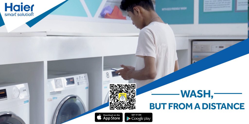 IndiaHaier's tweet photo. Understanding the importance of hygienic and safe washing experience, Haier Smart Laundry offers minimal touch technology that ensures zero contact and wonderful cleaning.
#HaierSmartSolution #HSS #TheFutureBeginsNow #SmartLaundry #SmartLaundrySolution #InspiredLiving https://t.co/bmdDtVWc8q