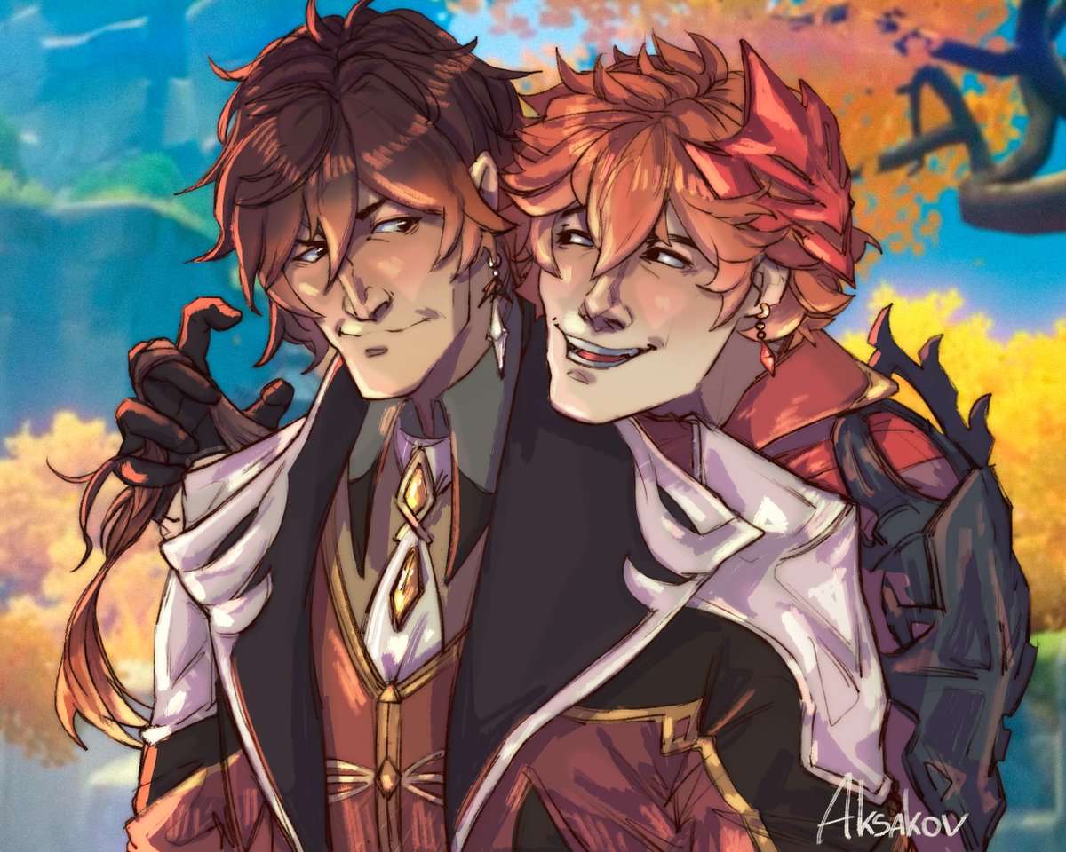 Aksacovpower's tweet photo. a gift for @Polaric_Pie 💕

#原神 #GenshinImpact https://t.co/CNfEwCdssR